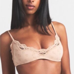 SKIMS Lace Heart bralette